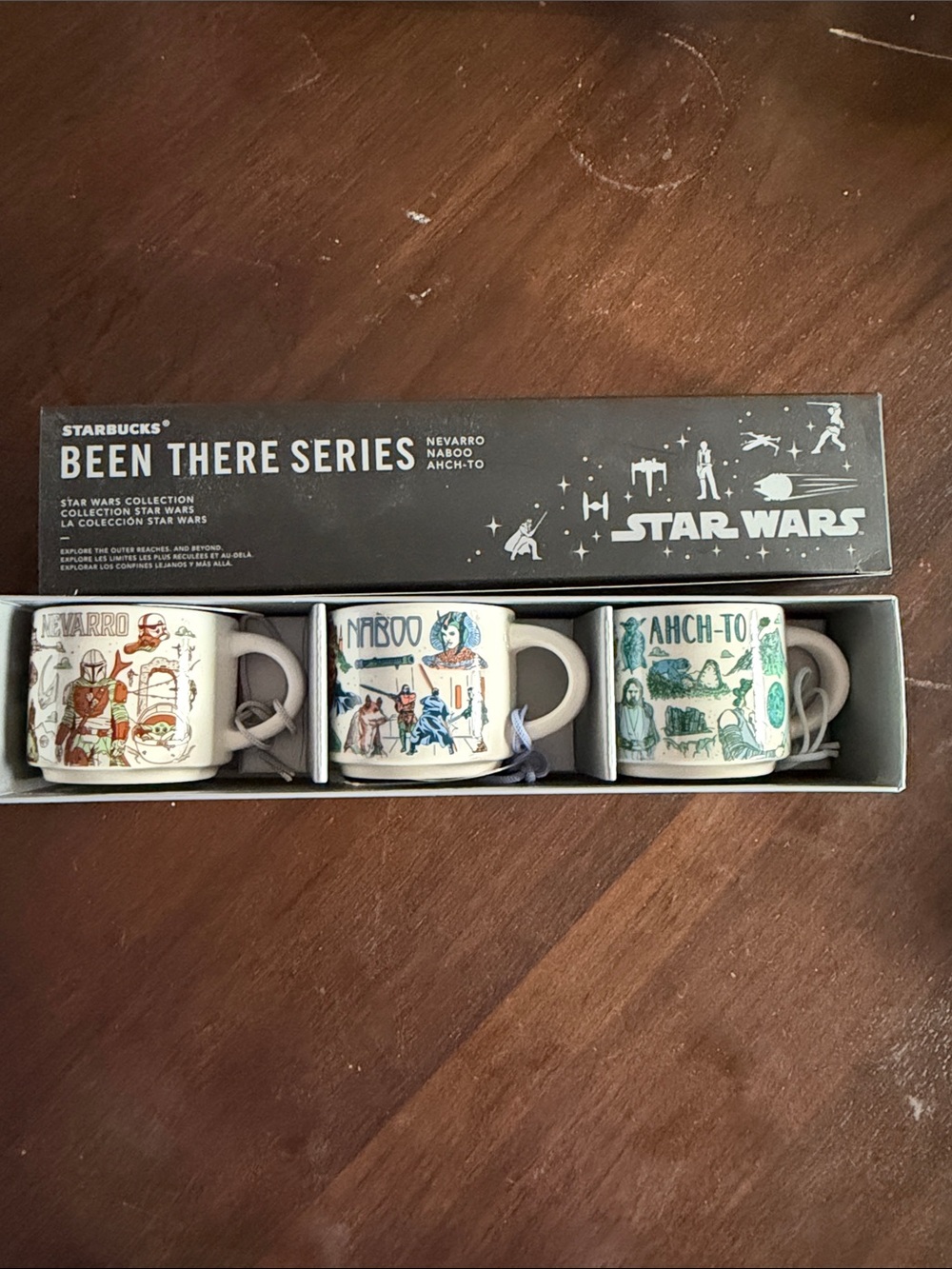 Starbucks Been There Series Star Wars Mug Set - Blue, Brown, Green